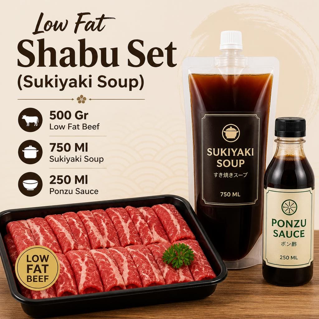 Low Fat Shabu Set Sukiyaki Soup Shaburi